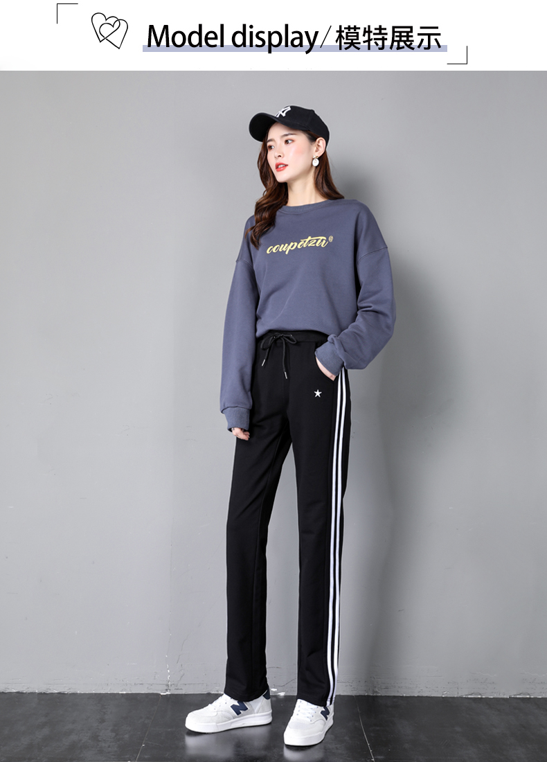 Autumn and winter warm casual straight pants for women G32-CR849