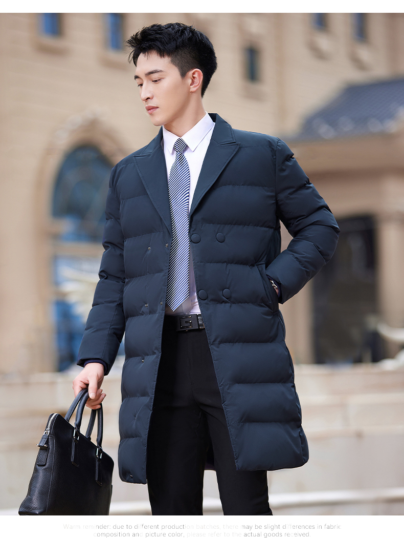 Autumn and winter down cotton warm cotton coat mid-length men style DY7-2319A men style