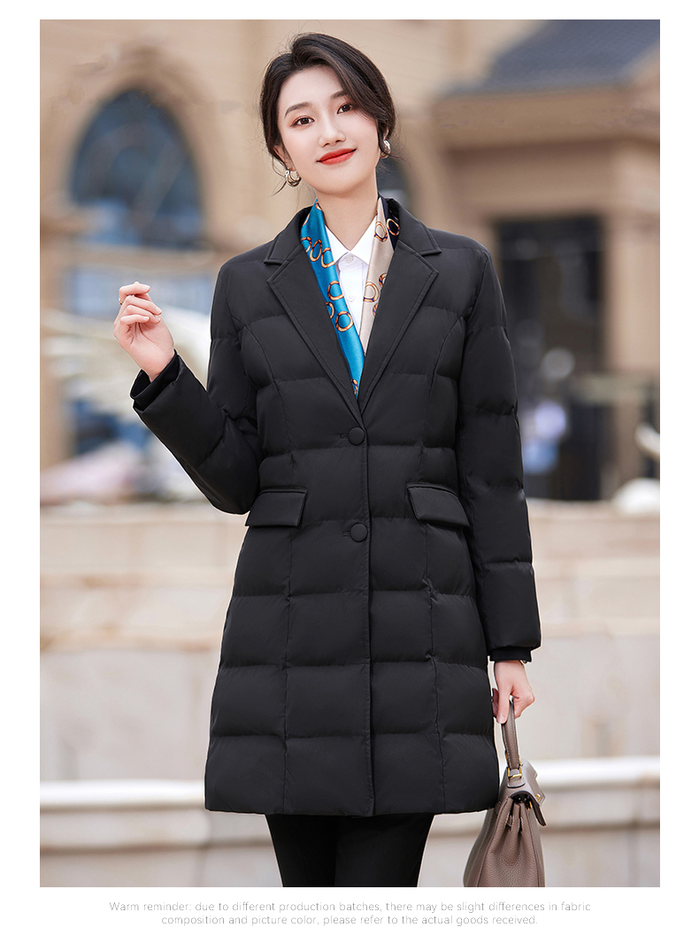 Autumn and winter business warm mid-length cotton coat for women DY7-2320 for women