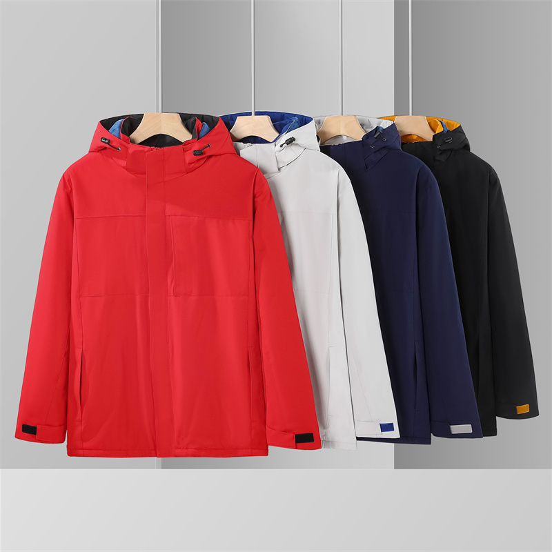 High elastic Oxford cloth ultra-soft integrated jacket with velvet inside GJ22-23788