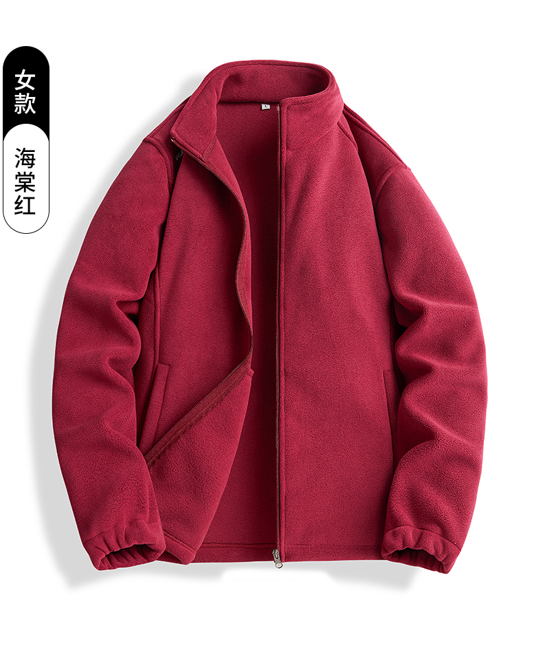 420g outdoor couple thermal storage fleece jacket for women KO-66011