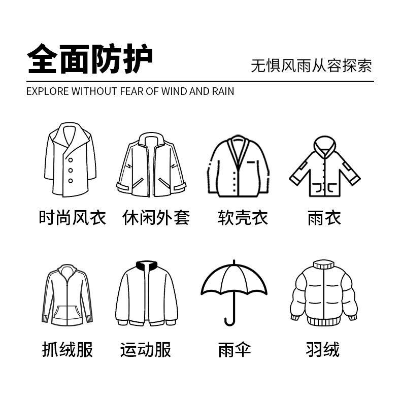 Mid-length fleece liner three-in-one jacket H32-520