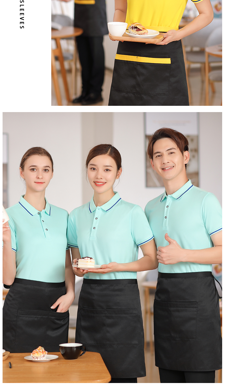 Water Cube Cool Silk Solid Color Lapel Short Sleeve POLO Shirt Universal Model YZ01-856