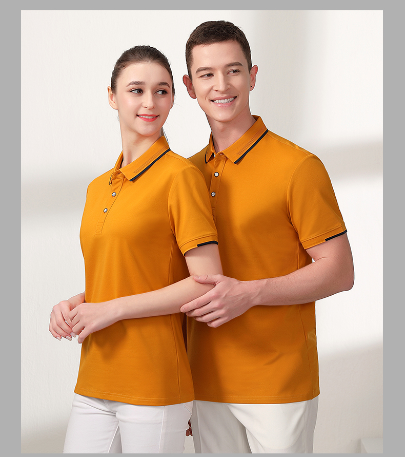 40 business lapel short-sleeved POLO shirt H32-6086