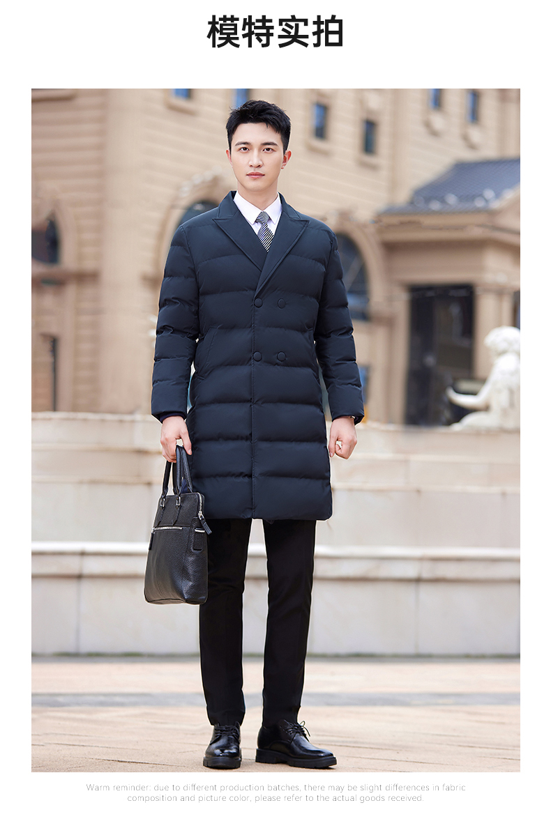 Autumn and winter down cotton warm cotton coat mid-length men style DY7-2319A men style