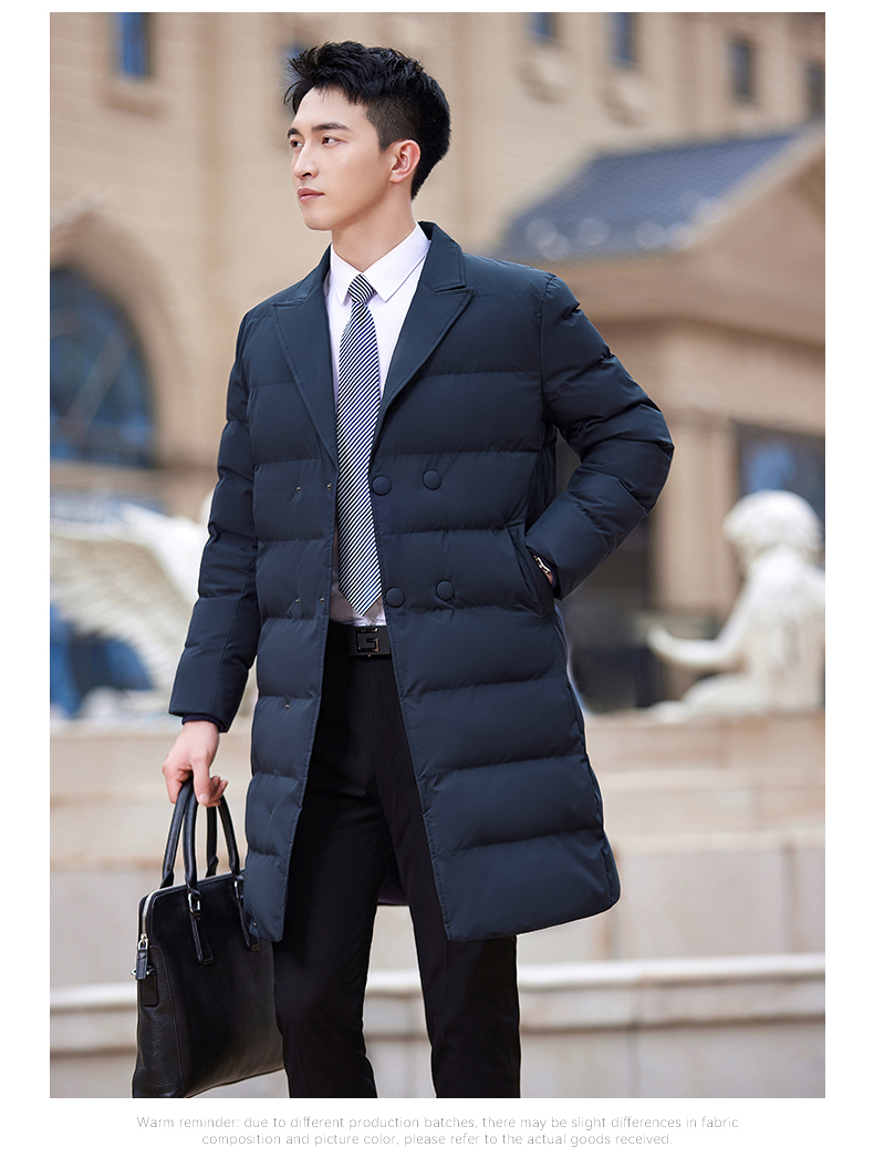 Autumn and winter down cotton warm cotton coat mid-length men style DY7-2319A men style