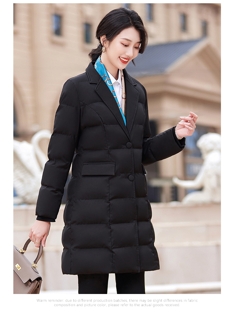 Autumn and winter business warm mid-length cotton coat for women DY7-2320 for women