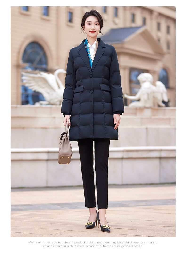 Autumn and winter business warm mid-length cotton coat for women DY7-2320 for women