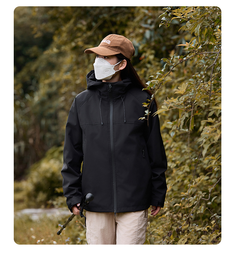 Couples outdoor bird home graphene silver fox velvet three-in-one jacket KA3-90132077