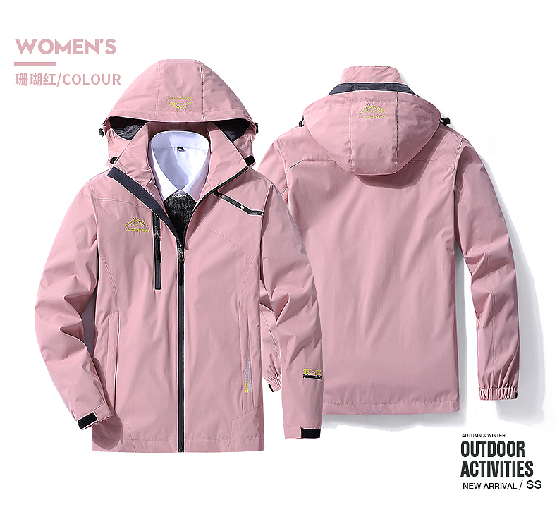 Outdoor windproof and waterproof couple jacket KF3-1898 women