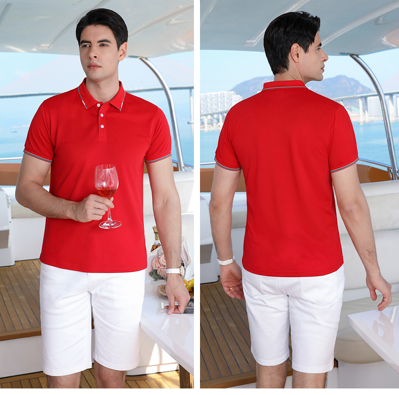 Long-staple cotton lapel short-sleeved POLO shirt universal GT3-227