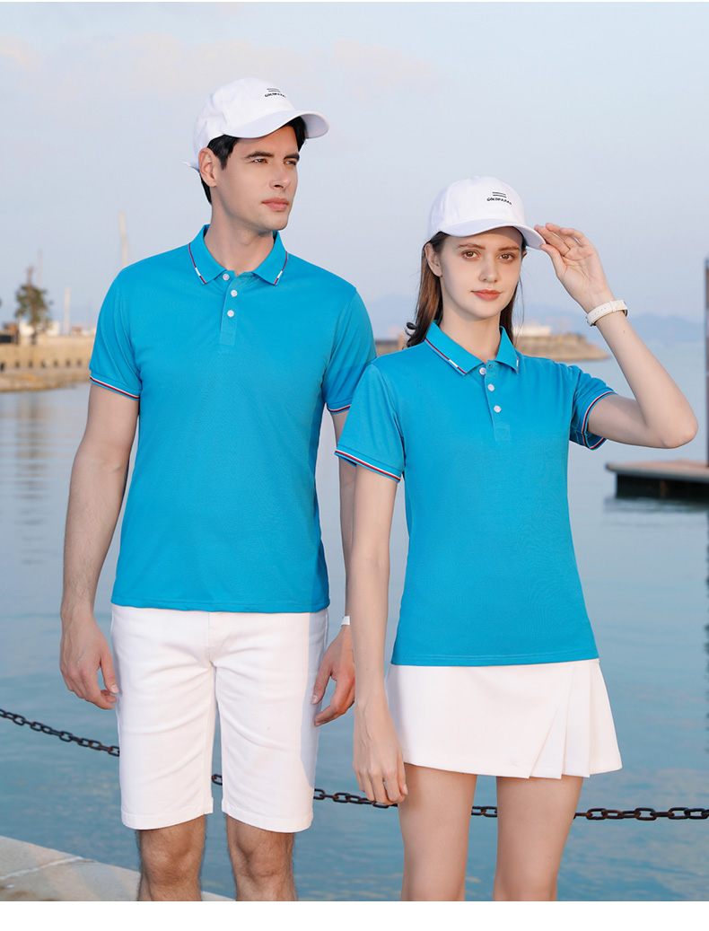 Long-staple cotton lapel short-sleeved POLO shirt universal GT3-227