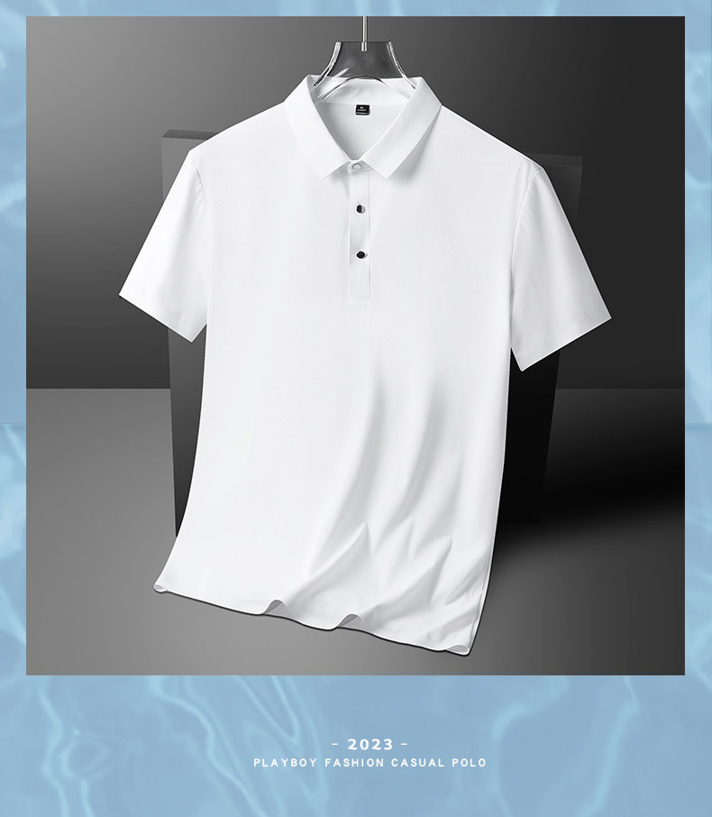 Business ice silk seamless POLO shirt quick-drying lapel short-sleeved POLO shirt KA2-YJGF-2688