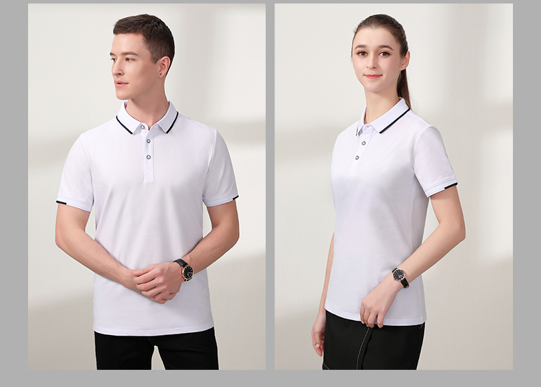 40 business lapel short-sleeved POLO shirt H32-6086