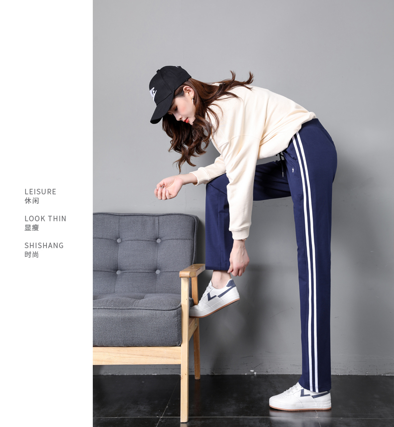 Autumn and winter warm casual straight pants for women G32-CR849