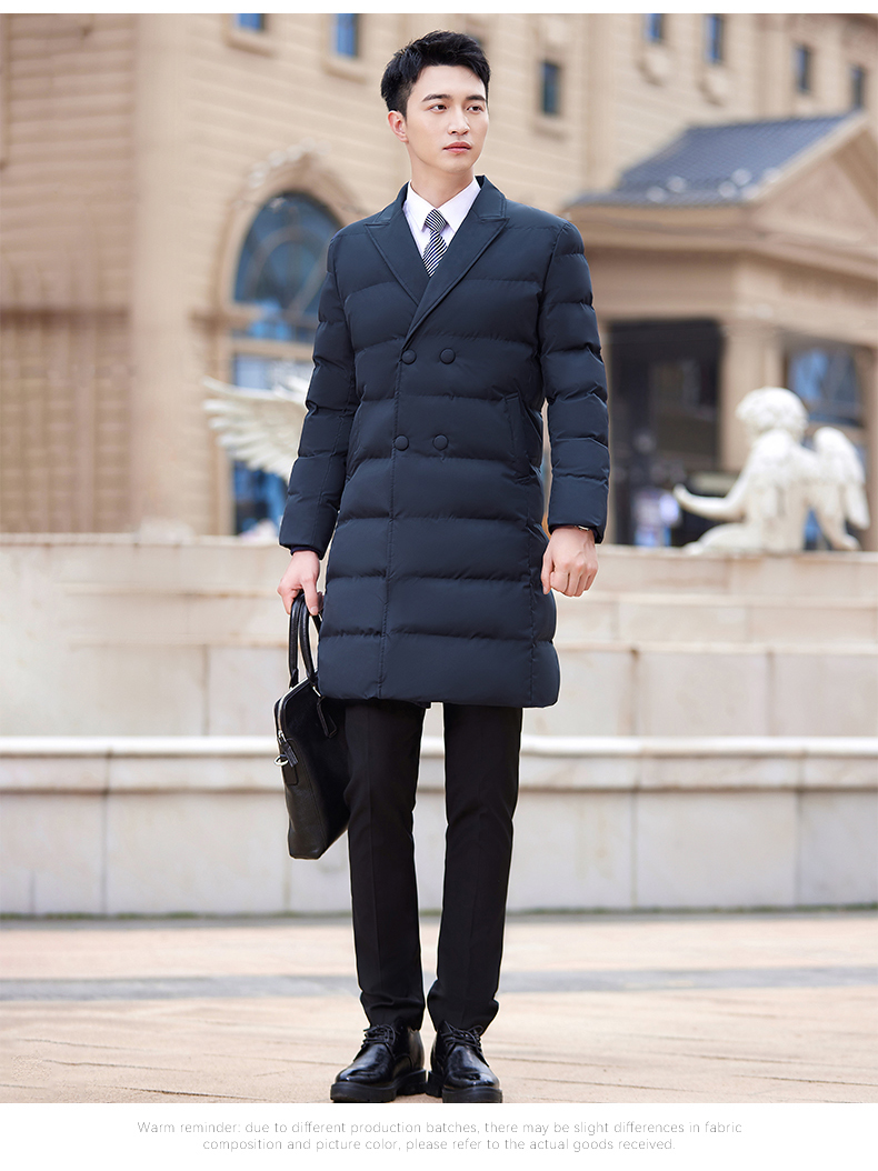 Autumn and winter down cotton warm cotton coat mid-length men style DY7-2319A men style