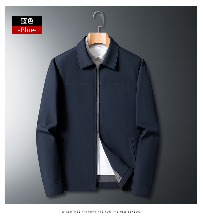 Classic stand collar zipper jacket KQ1-6920