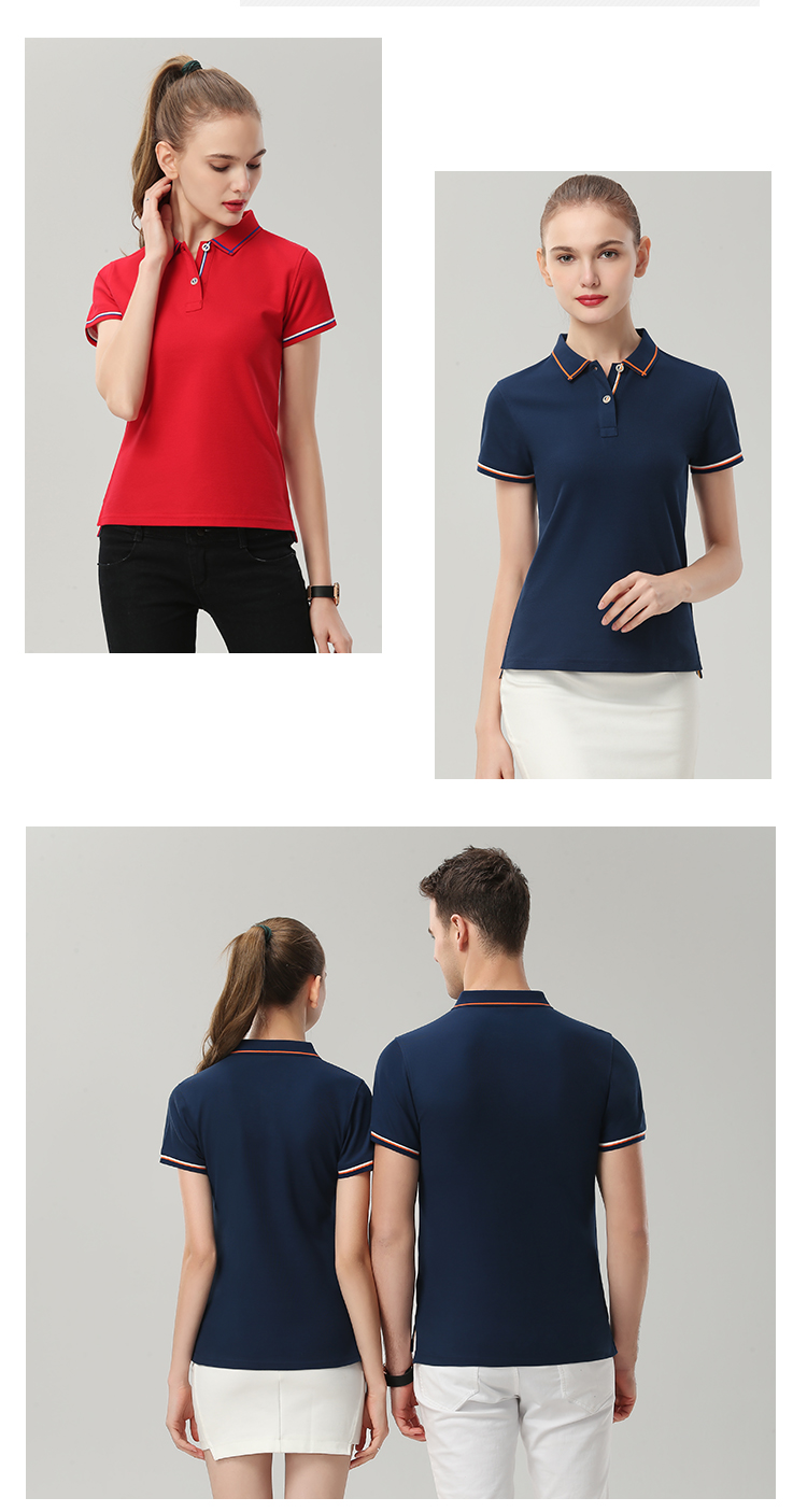 220g 40pcs pique lapel short-sleeved POLO shirt S02-1898 men