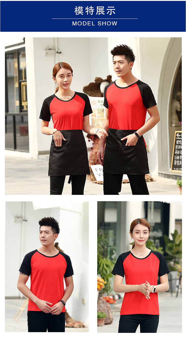 200g 40pcs TC single-sided round neck short-sleeved T-shirt universal style H17-318