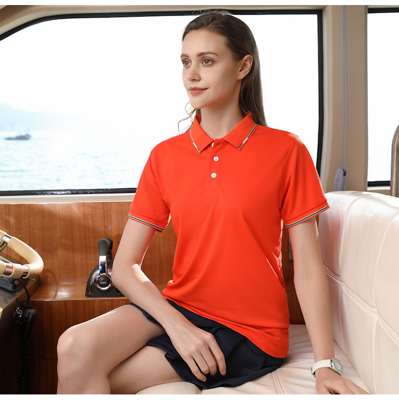 Long-staple cotton lapel short-sleeved POLO shirt universal GT3-227