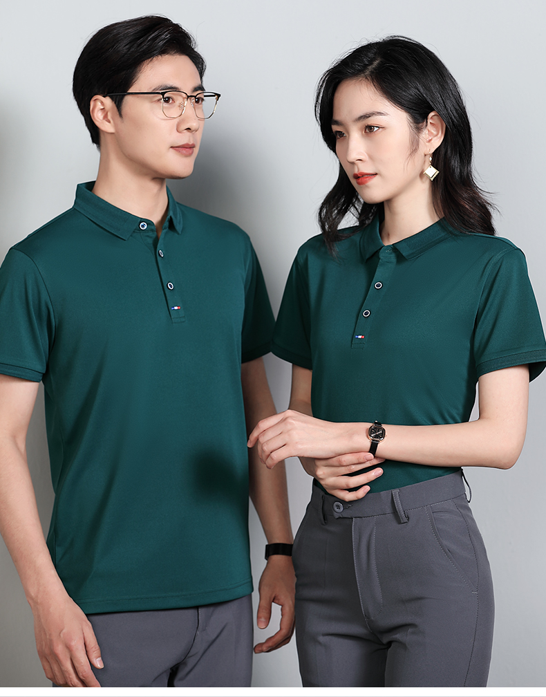 Business solid color lapel short-sleeved POLO shirt universal GJ20-FN99001