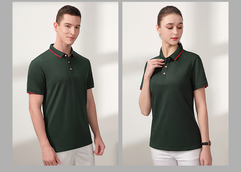 40 business lapel short-sleeved POLO shirt H32-6086