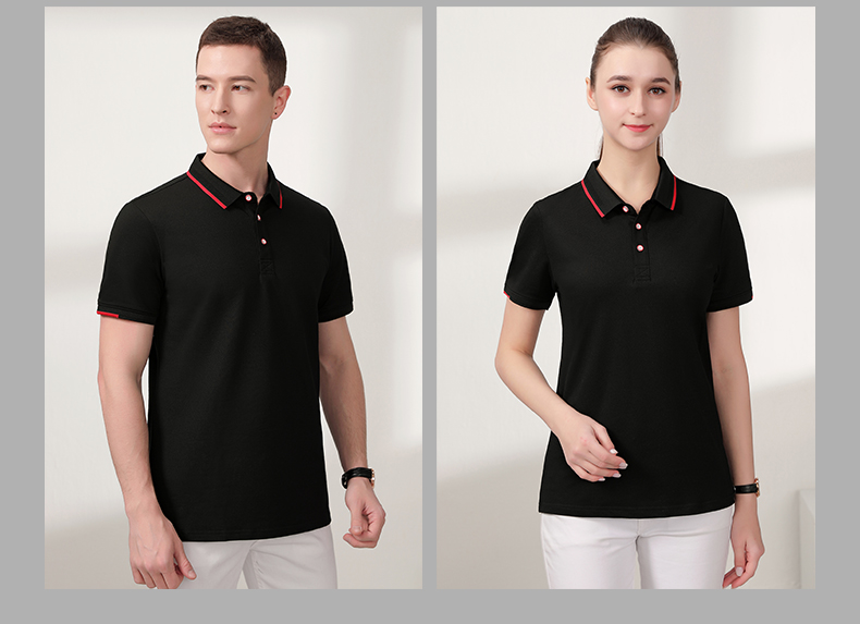 40 business lapel short-sleeved POLO shirt H32-6086