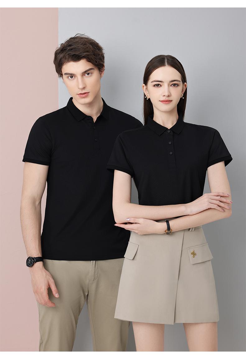 High-quality long-staple cotton lapel short-sleeved POLO shirt universal SNS-23018