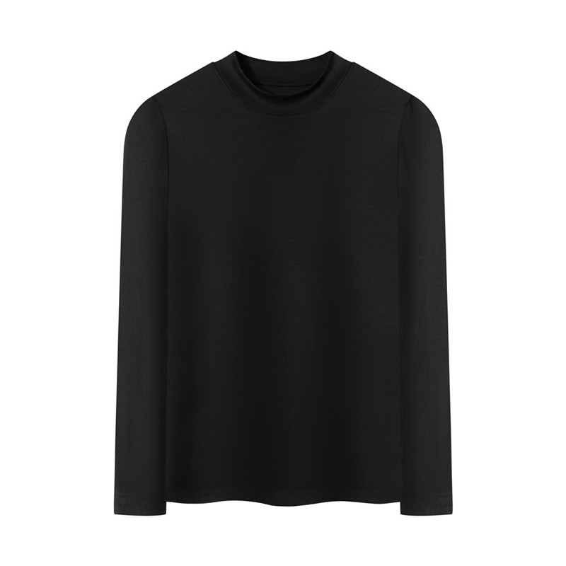 260g 40 long-staple cotton round neck long-sleeved T-shirt 72-8012