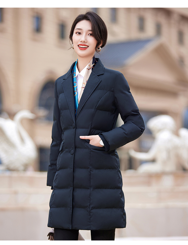 Autumn and winter business warm mid-length cotton coat for women DY7-2320 for women