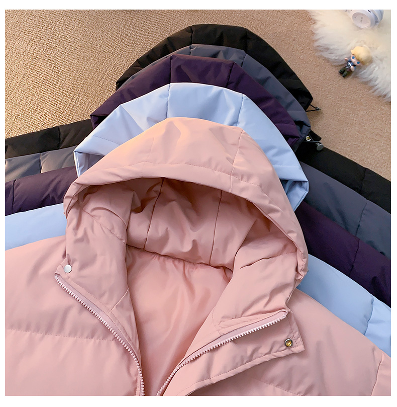 Thickened warm hooded cotton jacket KM3-1277