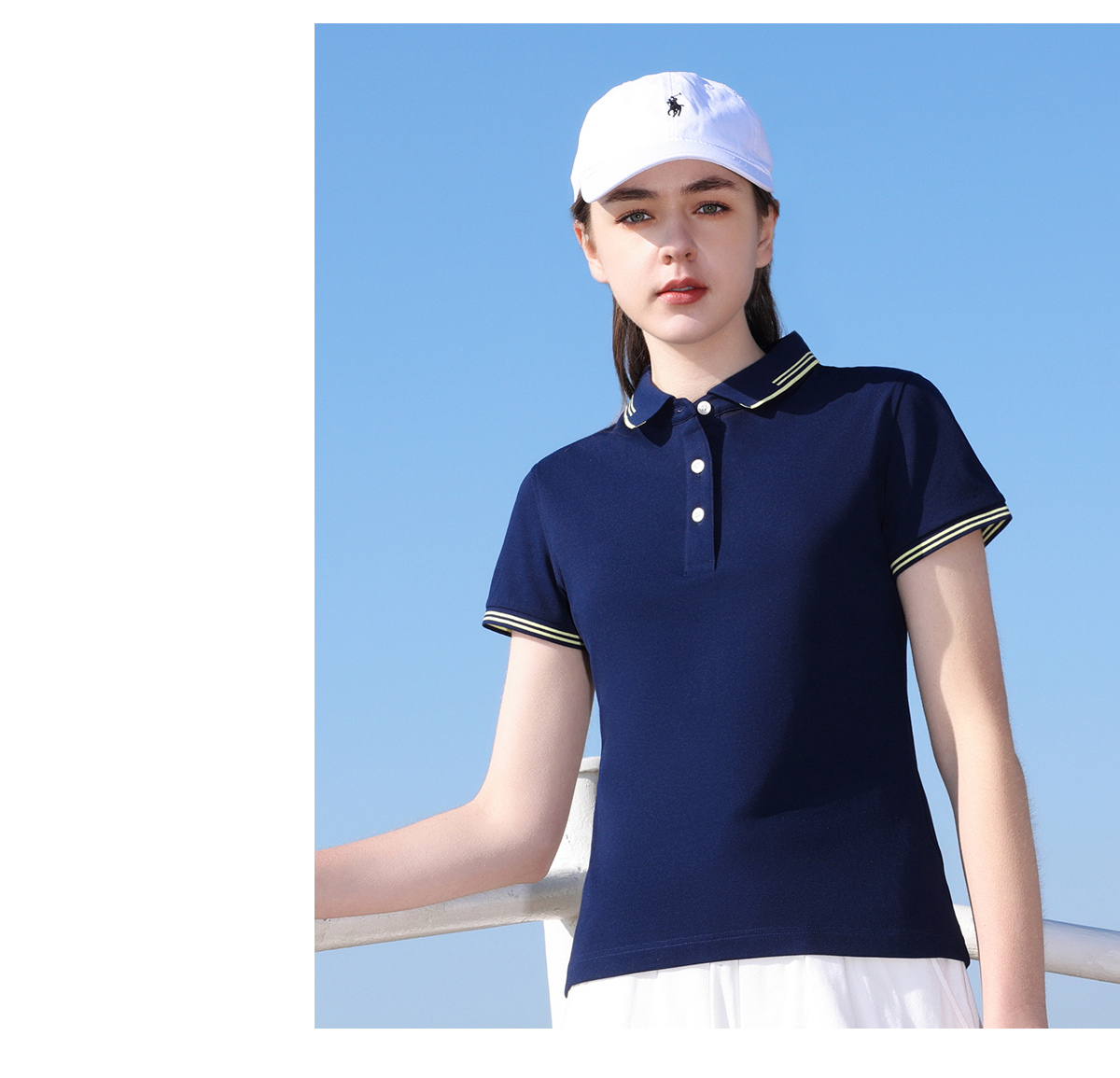 190g 40 count Xinjiang cotton beaded lapel short-sleeved POLO shirt universal GJ19-306