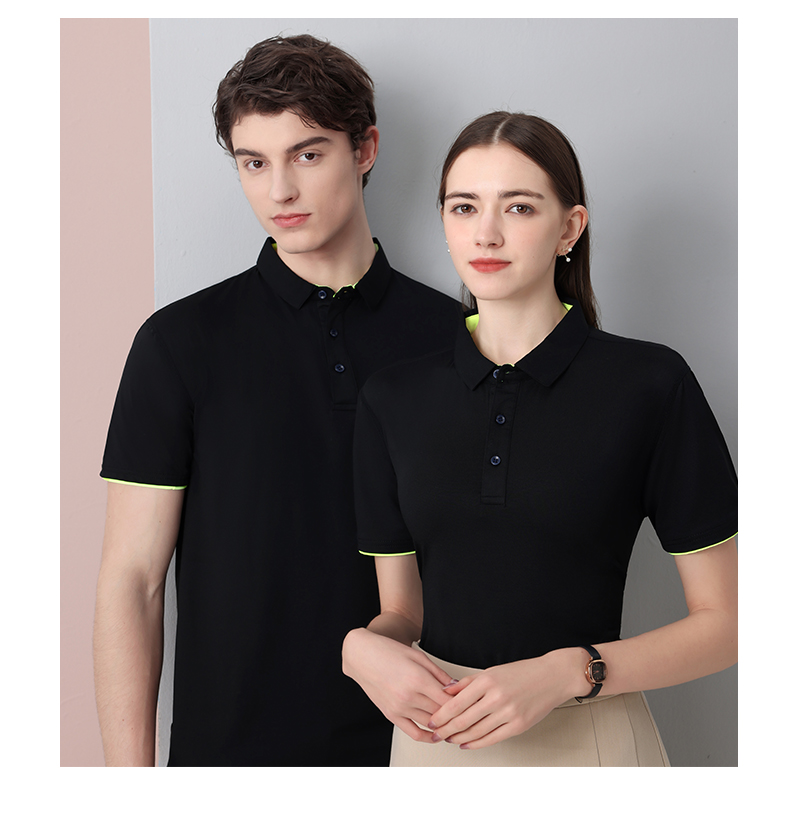 170g quick-drying ice silk lapel short-sleeved POLO shirt GT3-2888