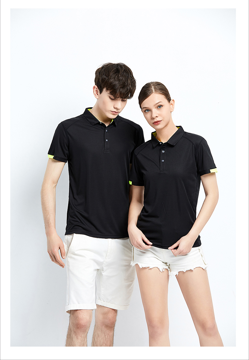 125g small square quick-drying short-sleeved POLO shirt (no label) C02-KP219