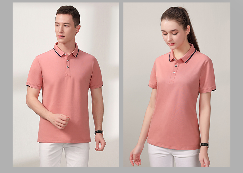 40 business lapel short-sleeved POLO shirt H32-6086