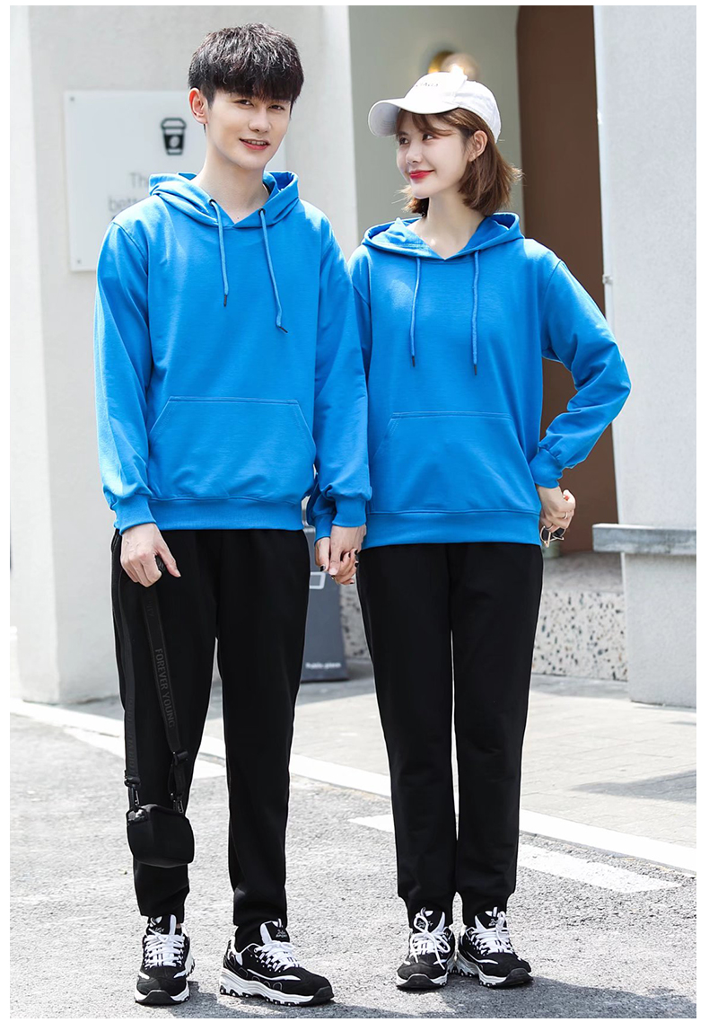 450g spandex thin four-way stretch pullover hooded sweatshirt W01-205