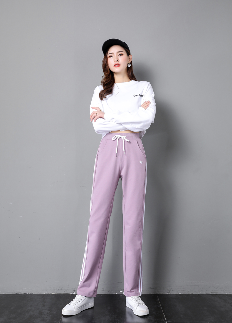 Autumn and winter warm casual straight pants for women G32-CR849