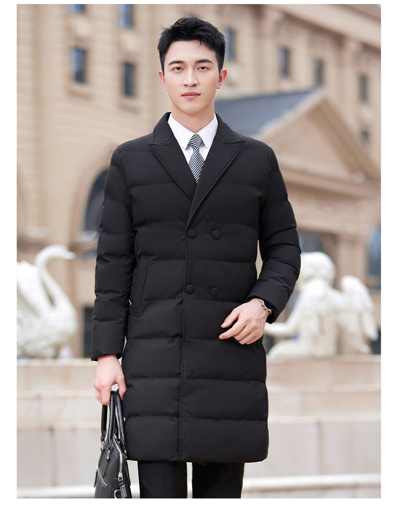 Autumn and winter down cotton warm cotton coat mid-length men style DY7-2319A men style