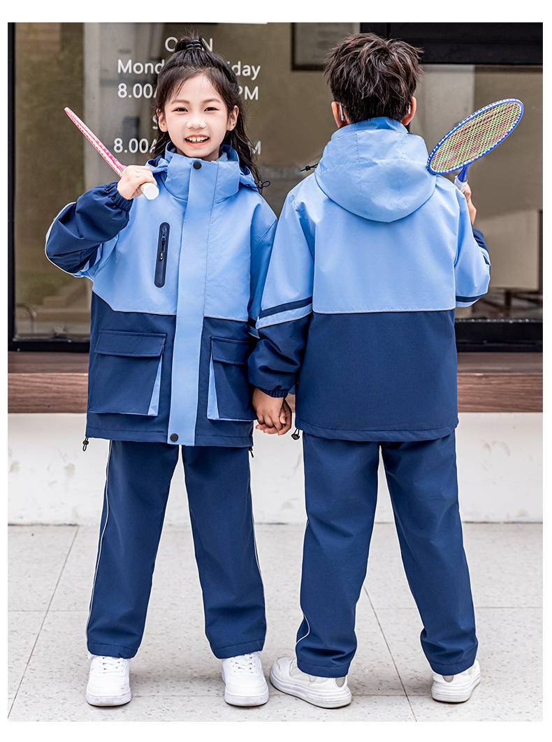 Polar fleece liner sports school uniform jacket suit KH2-678