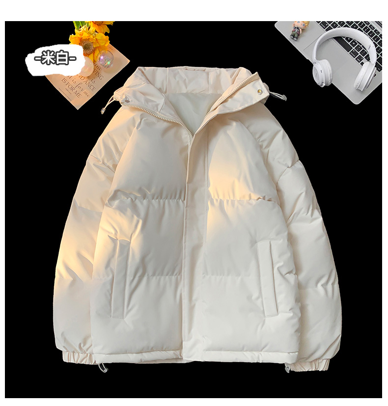 Thickened warm hooded cotton jacket KM3-1277