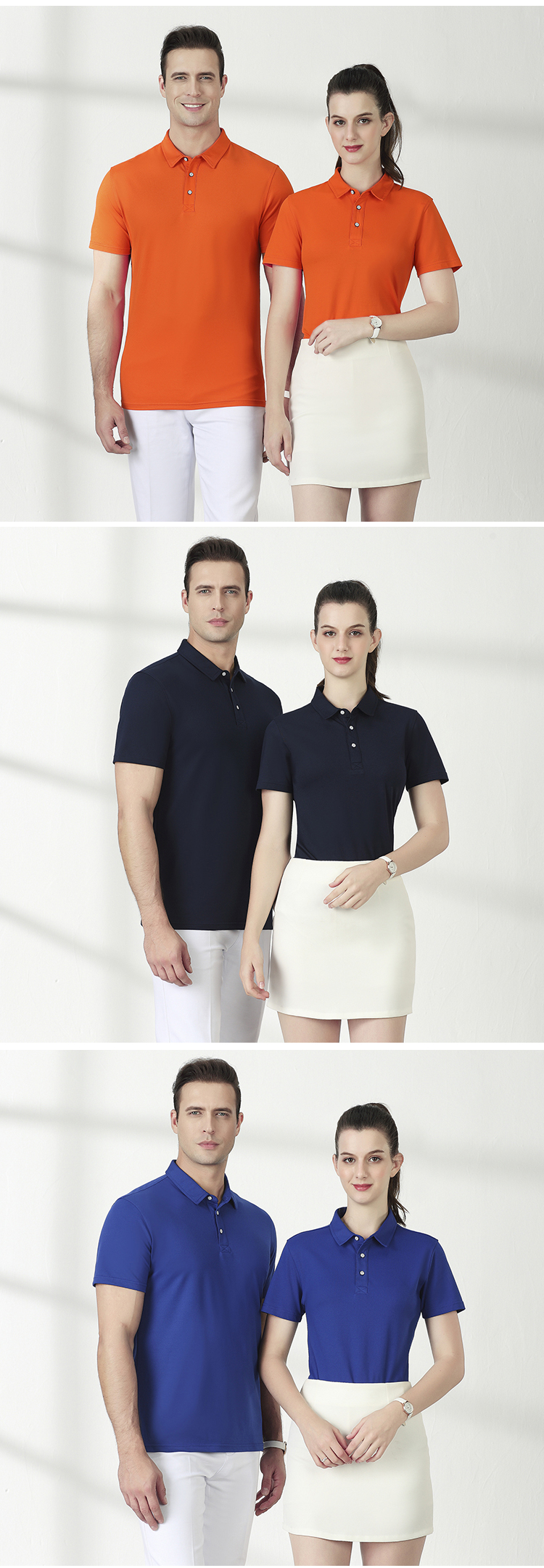 210g high-end lapel short-sleeved POLO shirt universal style L04-GD008