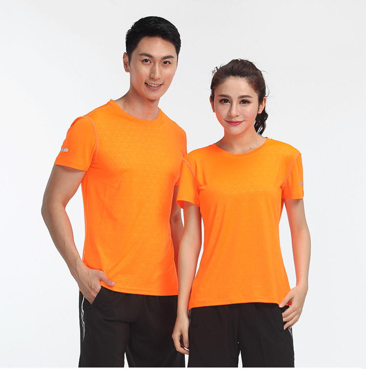 160g quick-drying sports round neck T-shirt for women GJ3-7306