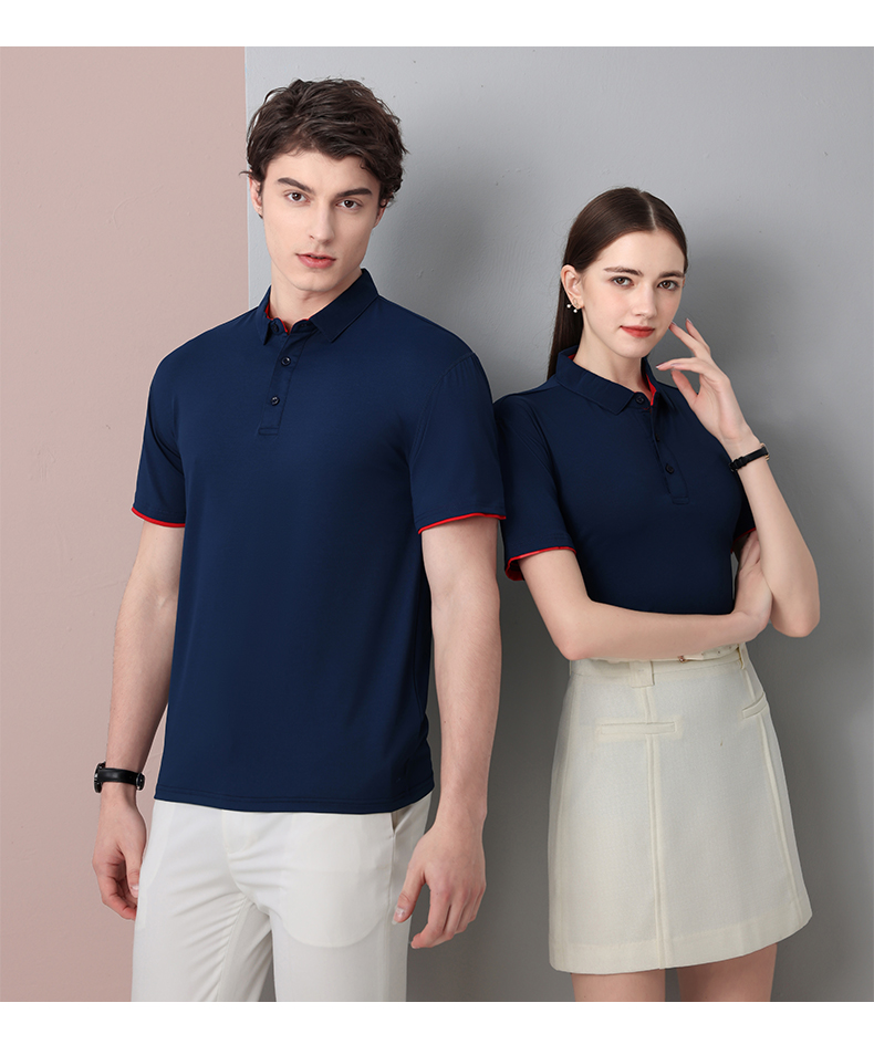 170g quick-drying ice silk lapel short-sleeved POLO shirt GT3-2888