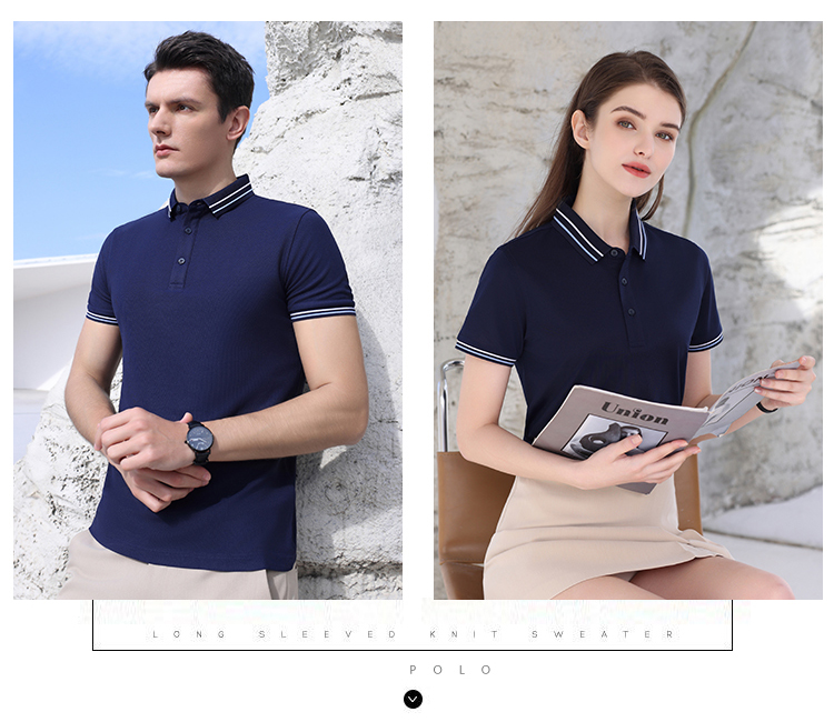 Cuprammonium fabric lapel short-sleeved POLO shirt GT5-S8818