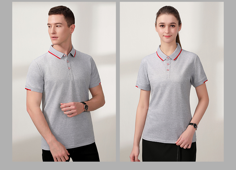 40 business lapel short-sleeved POLO shirt H32-6086