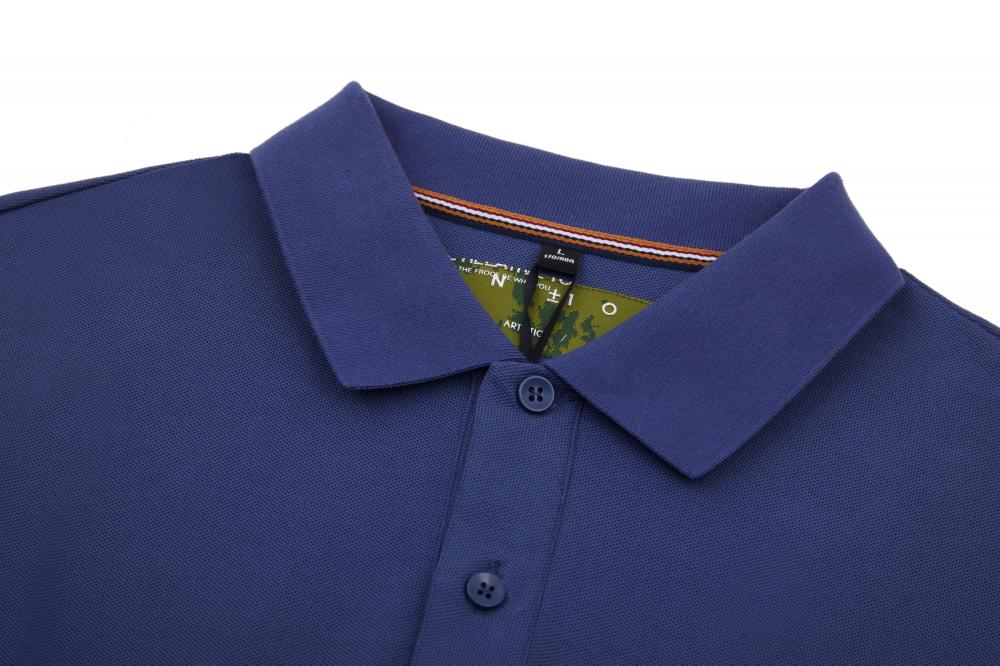 200g 40 count Chinese style long staple cotton solid color lapel short sleeve POLO shirt universal S02-6090