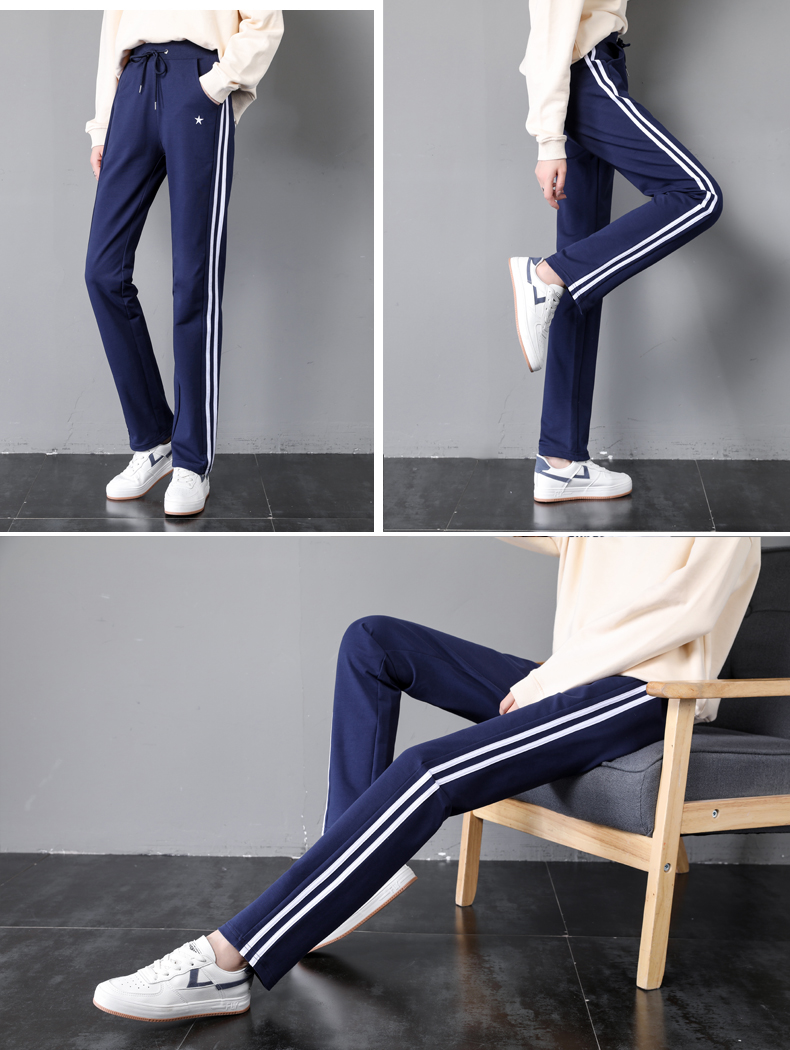 Autumn and winter warm casual straight pants for women G32-CR849