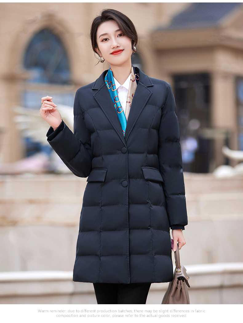 Autumn and winter business warm mid-length cotton coat for women DY7-2320 for women