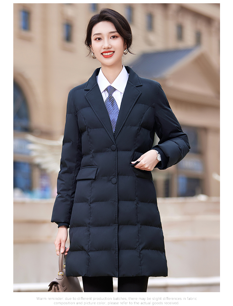 Autumn and winter business warm mid-length cotton coat for women DY7-2320 for women