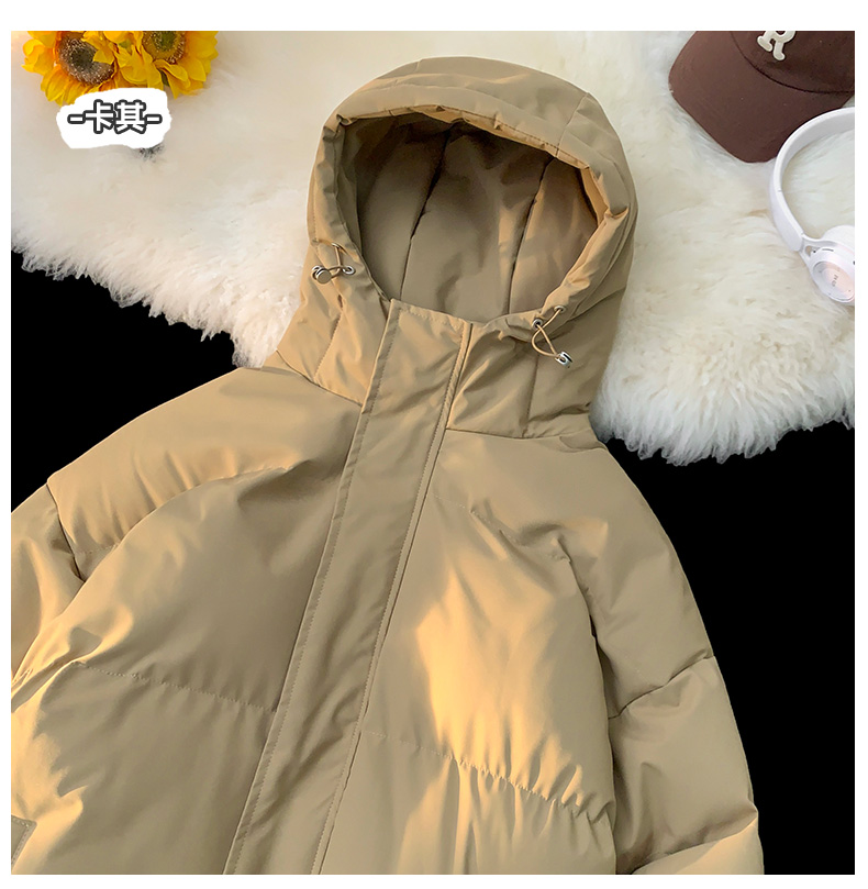 Thickened warm hooded cotton jacket KM3-1277